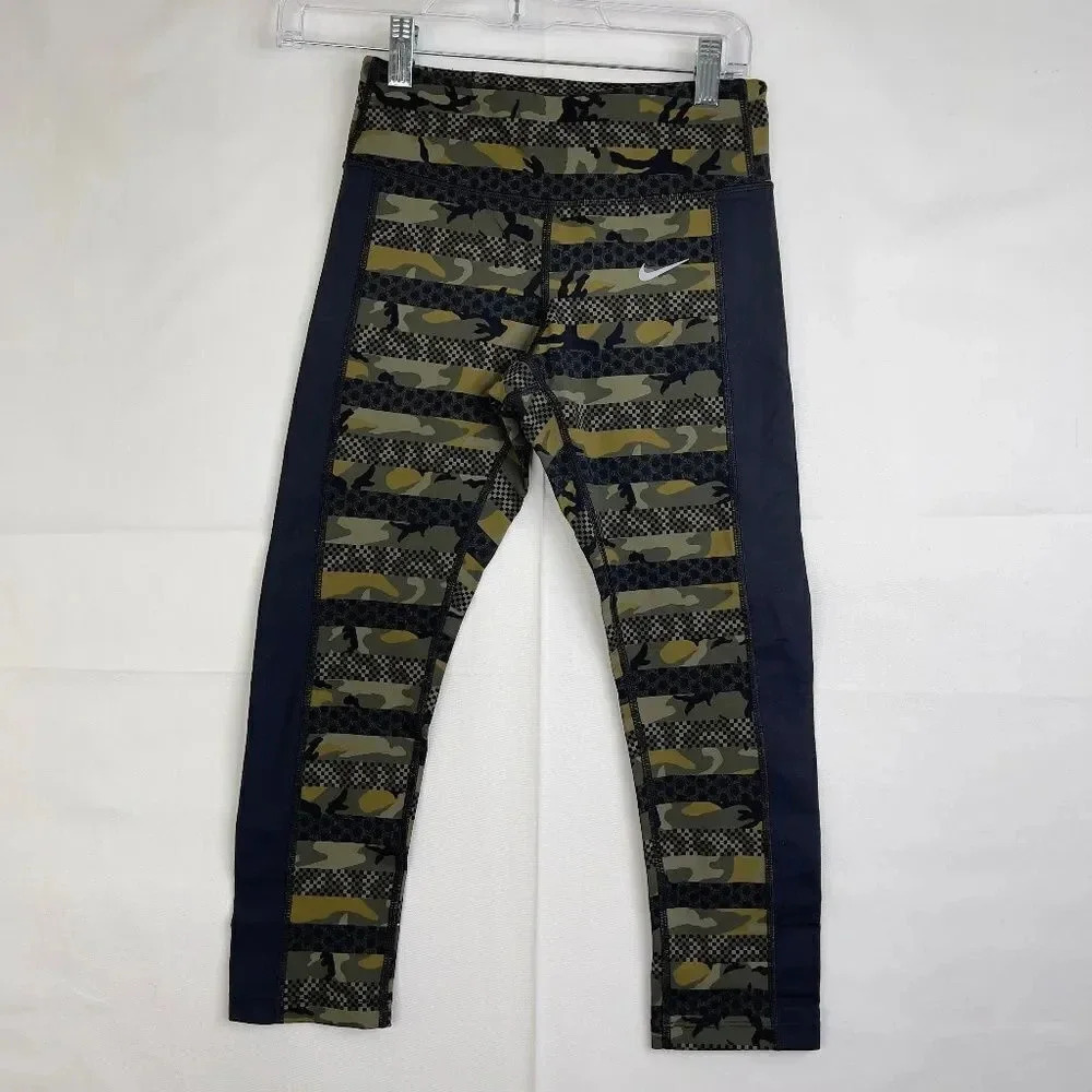 Nike Dri Fit Epic Clash Camouflage Crop Leggings